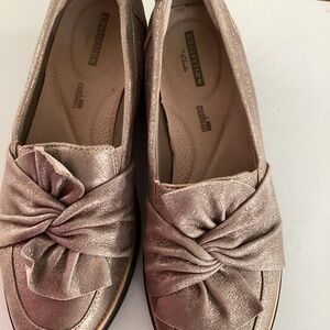 Clark’s cushion soft slip on size 8 loafer